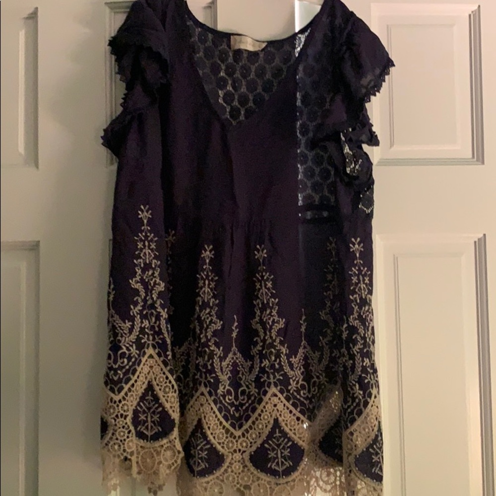 altard state lace blouse t-shirt